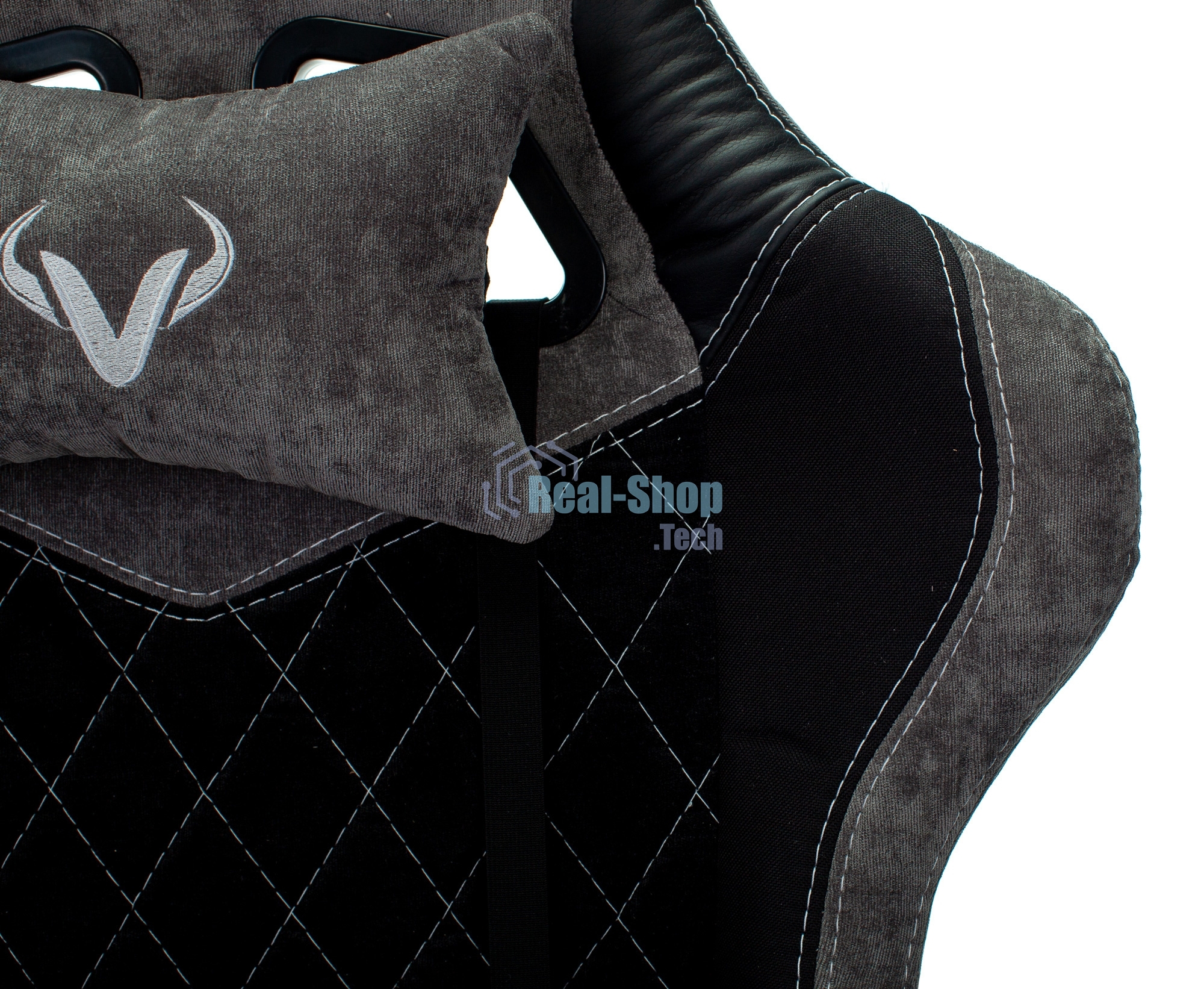 Кресло Бюрократ VIKING 7 KNIGHT B FABRIC черный, ткань, 120 кг, механизм качания