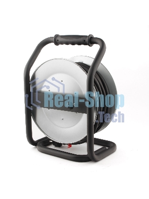 Удл. на мет. катушке “Power Cube” IP44 16А 30м резина 3*2,5мм2 4 роз. с/з