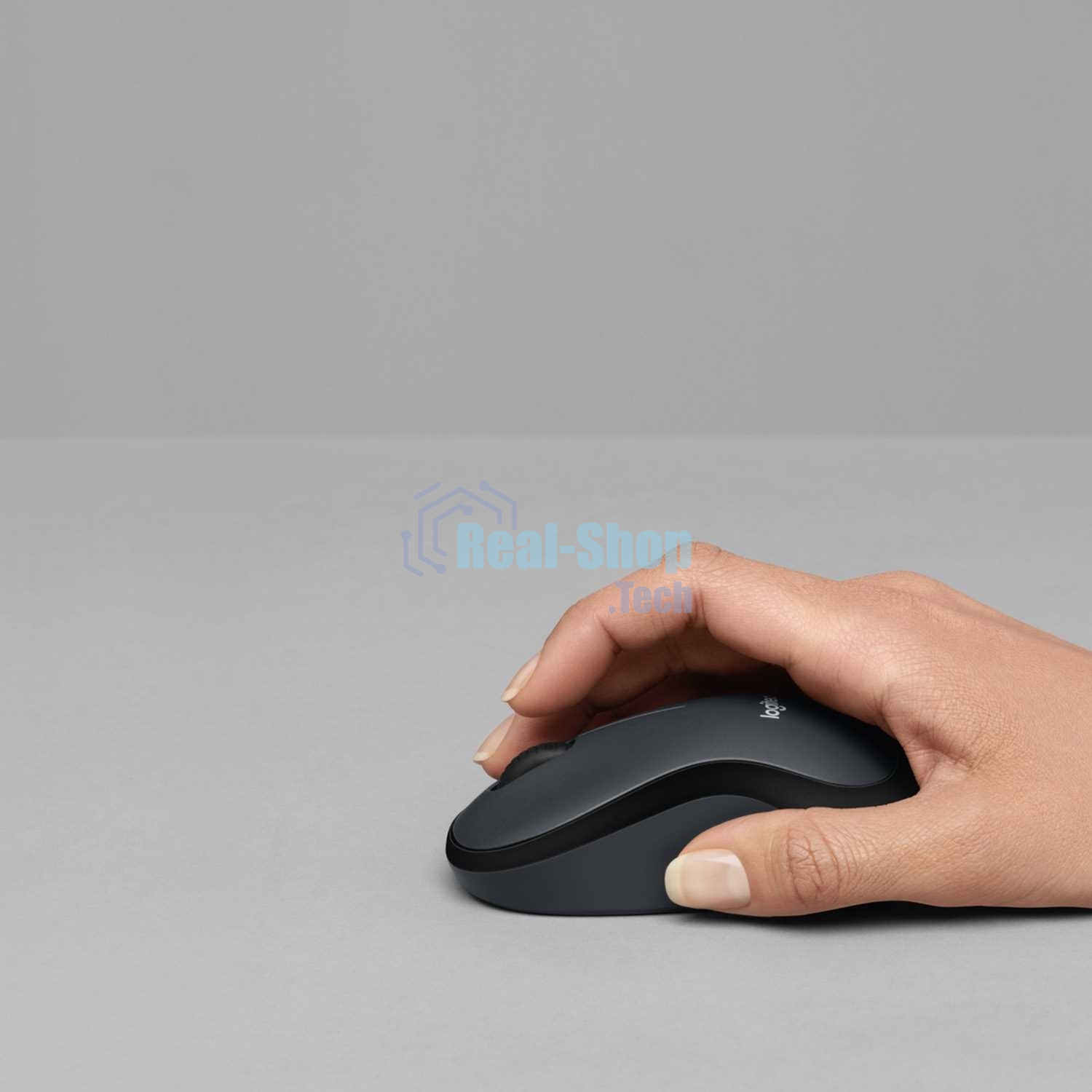 Мышь беспроводная Logitech M220 SILENT черный/серый, 1000 dpi, радиоканал, USB, кнопки - 3