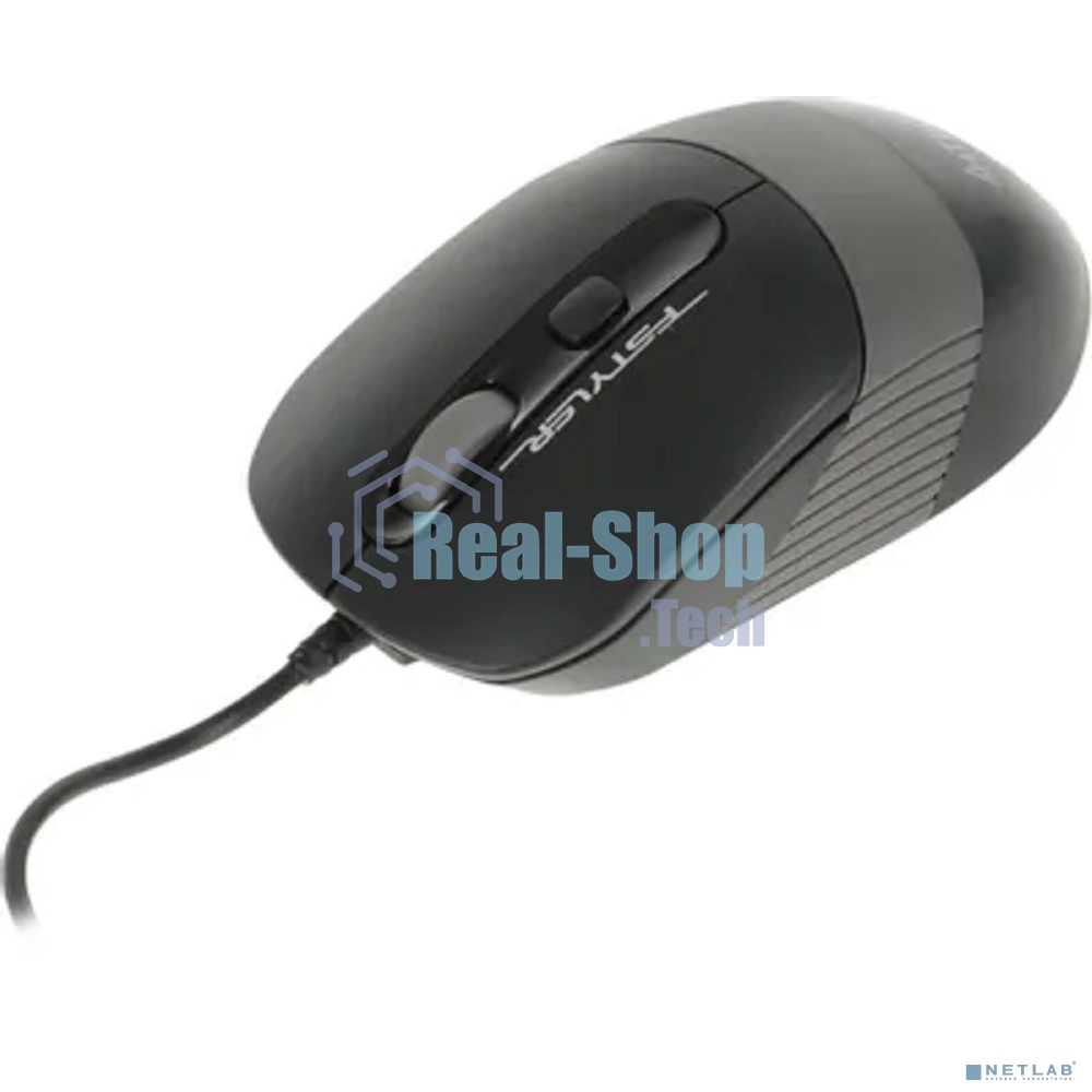 Комплект клавиатура+мышь A4Tech FStyler F1010 проводной, USB, 1600 DPI, чёрный/серый