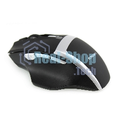 Мышь беспроводная Crown Gaming CMXG-801 черный, 1600 dpi, радиоканал, USB, кнопки - 7