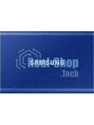 Внешний SSD Samsung T7, 1TB, USB 3.2 Gen 2 Type-C, R/W 1050/1000, синий