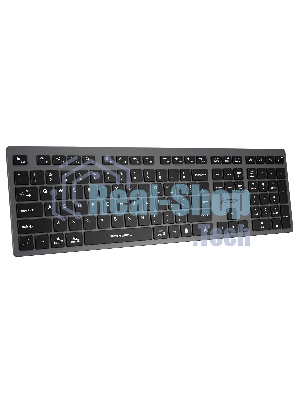 Клавиатура беспроводная A4Tech Fstyler FBX50C, USB, Bluetooth/Радиоканал, серый