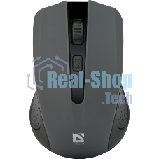 Мышь беспроводная Defender Accura MM-935 серый, 1600 dpi, радиоканал, USB, кнопки - 4