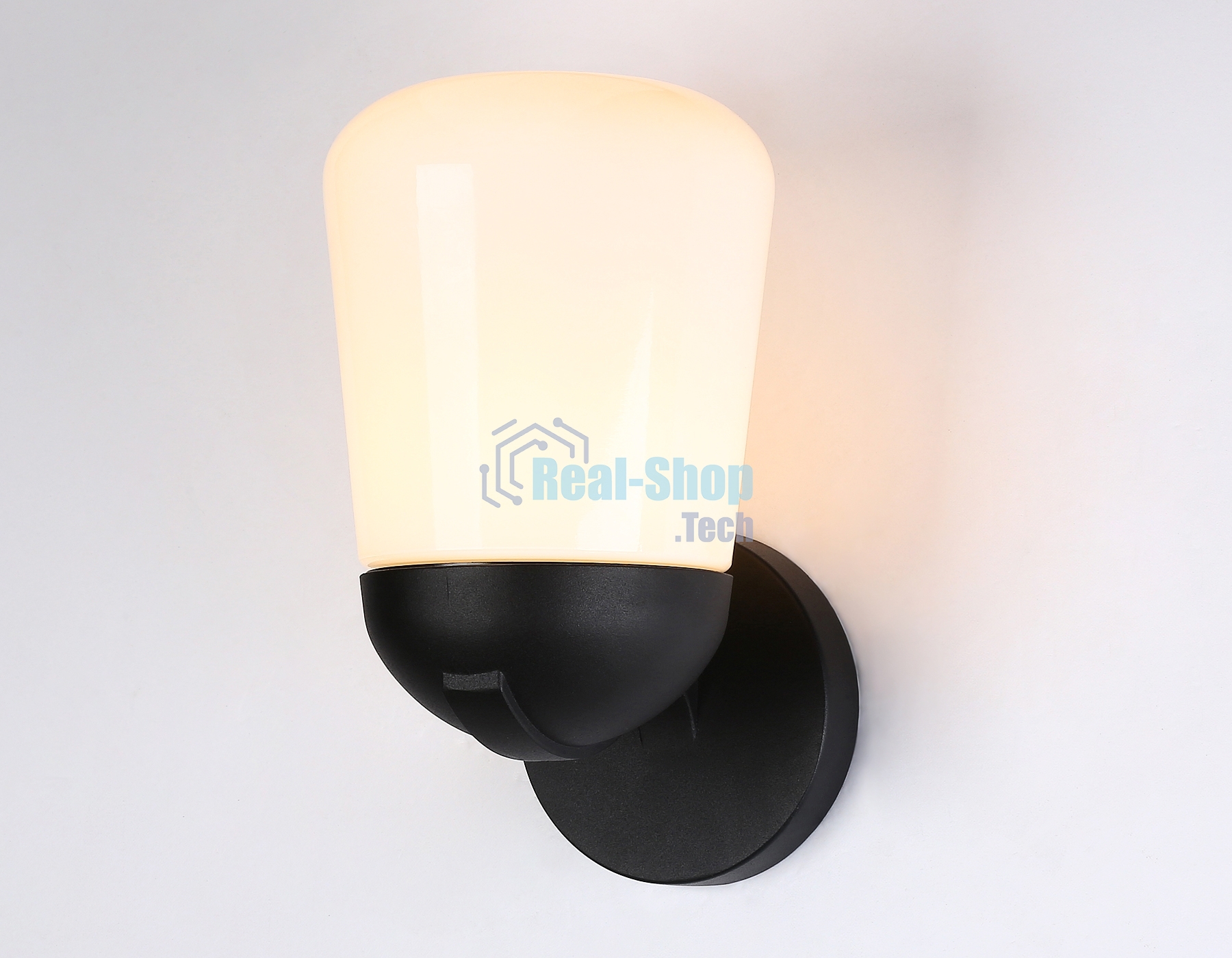 Светильник Ambrella light ST2083 BK/FR черный/белый матовый IP54 E27 max 40W 260*150*185