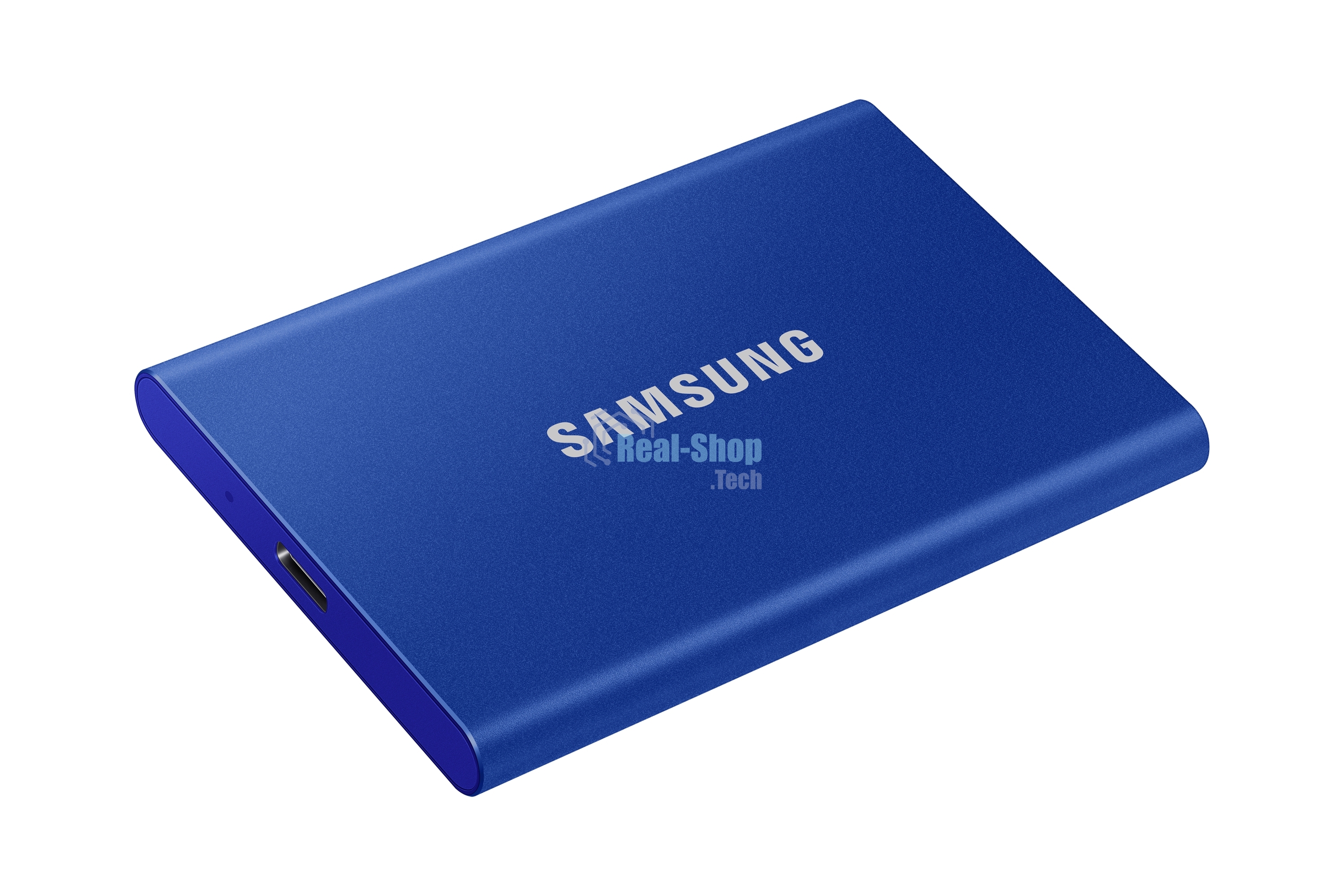 Внешний SSD Samsung T7, 1TB, USB 3.2 Gen 2 Type-C, R/W 1050/1000, синий