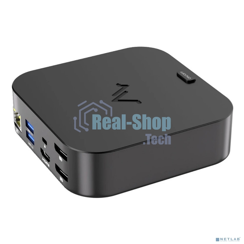USB-концентратор Maibenben USB-C Dock DS301 100W (YPE-C TO TYPE C PD + 4USB3.0 + 3.5 + RJ45 + HDMI + 2DP)