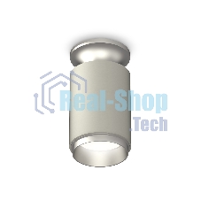 Светильник Ambrella Light XS6314120 SGR/MCH серый песок/серебро полированное MR16 GU5.3 (N6904, C6314, N6123)