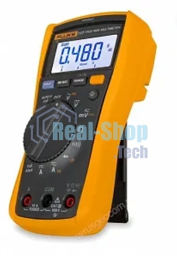 Мультиметр FLUKE 117цифровая 600мА Диод тест черный, желтый 0,55кг