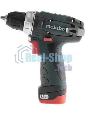 Дрель-шуруповерт Metabo PowerMaxx BS, 12 В, 2 Ач, 34 Нм, щеточный