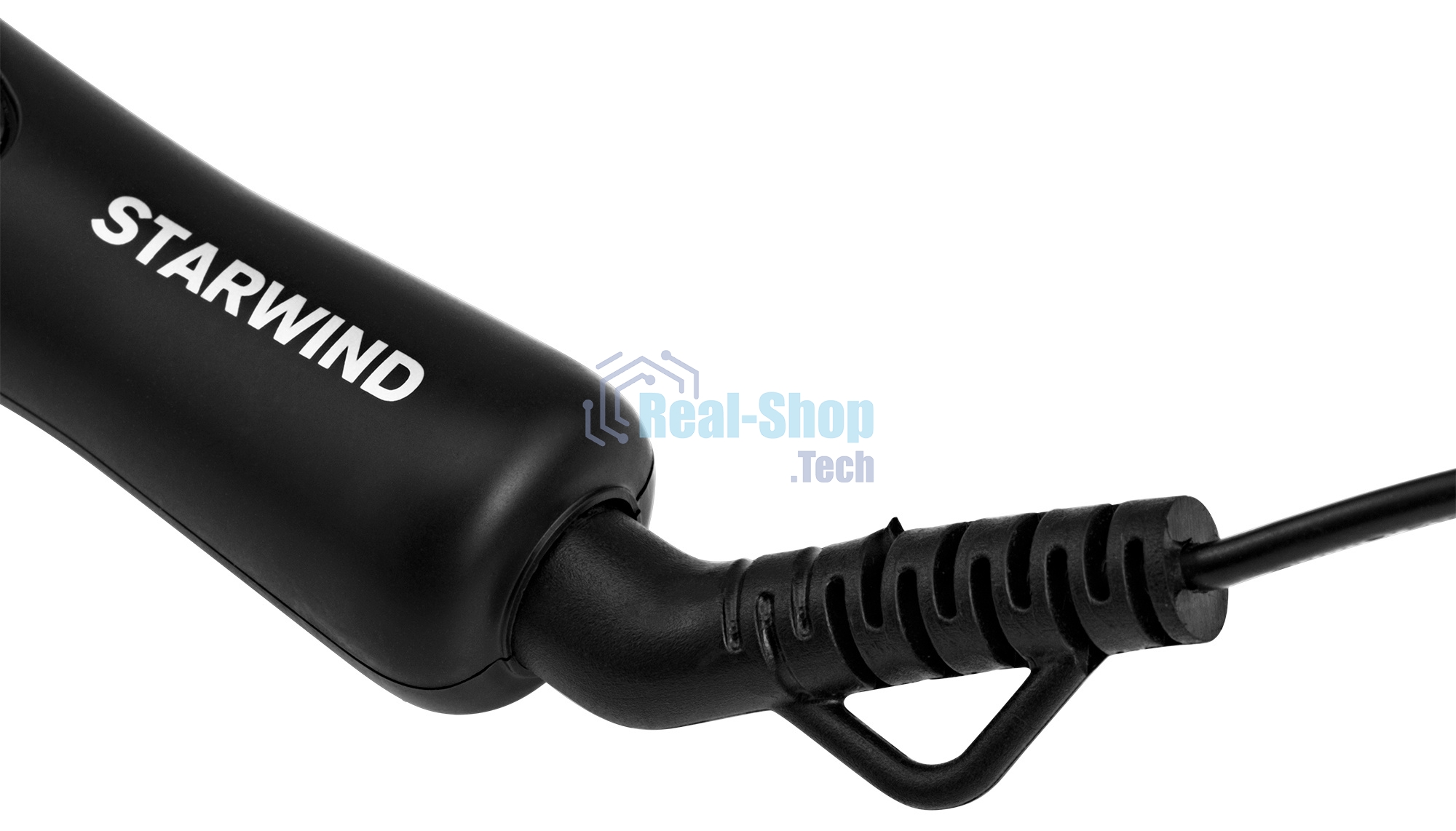Щипцы для завивки волос Starwind SHS 7035 черный/фиолетовый, 13-19 мм, 200 °C, 1 режим