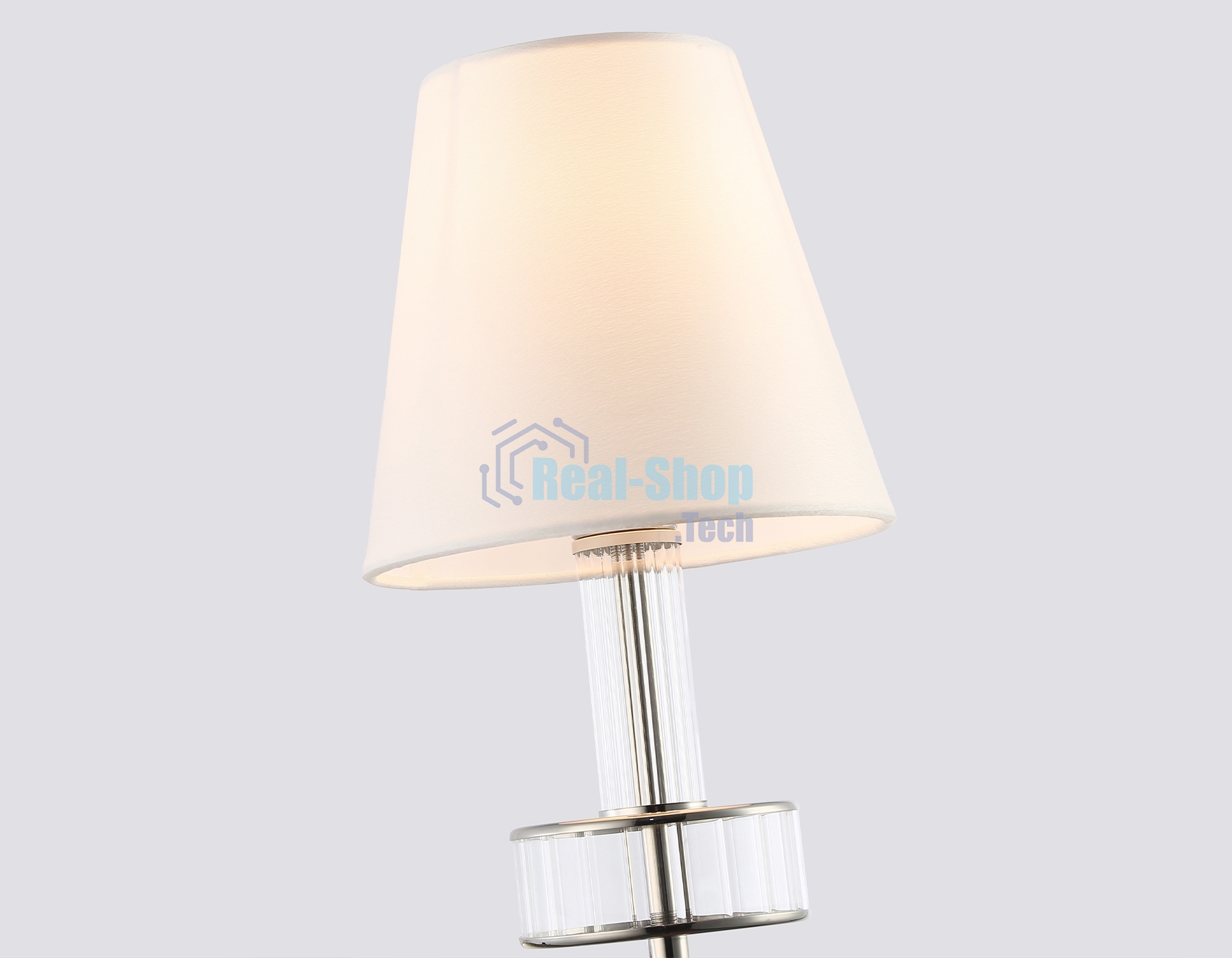 Настенный светильник Ambrella light LH71005 BN/WH никель/белый E14 max 40W 210*150*355