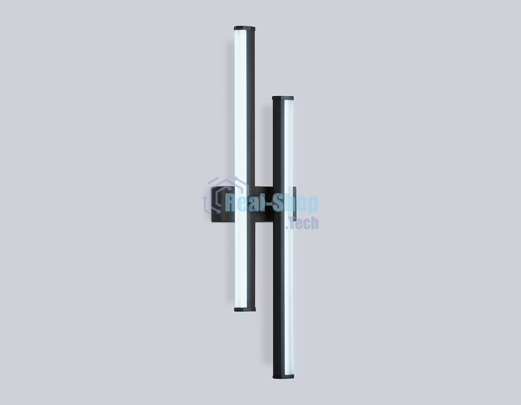 Настенный светодиодный светильник Ambrella light FL6152 BK черный 18W 3000K-6400K 510*120*65