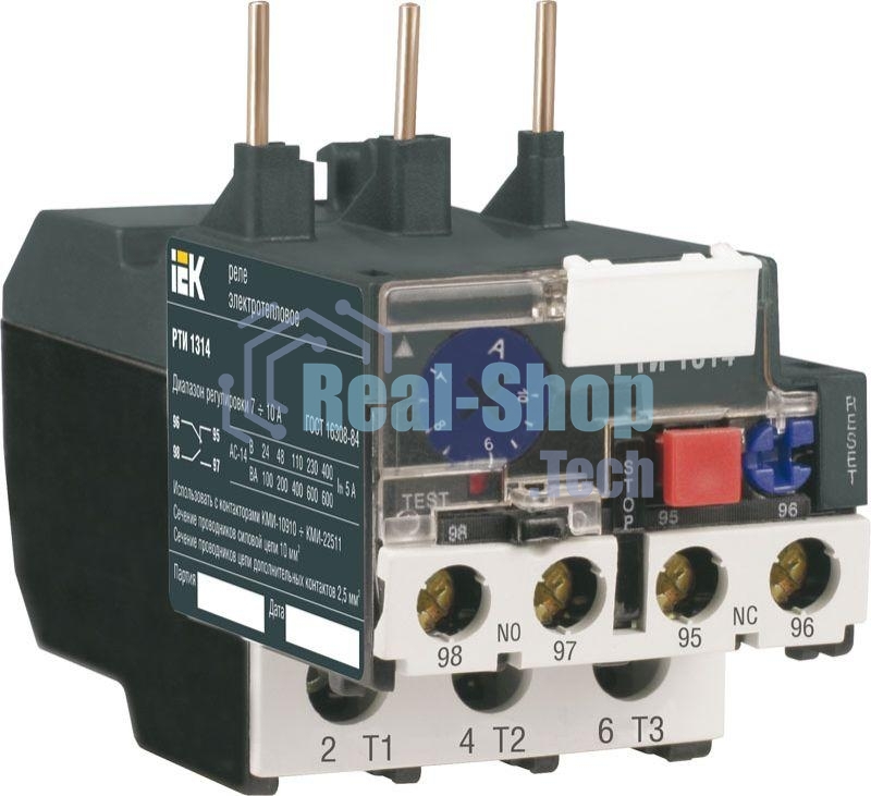 Реле тепловое РТИ 1305 0.63-1.0А IEK DRT10-C063-0001