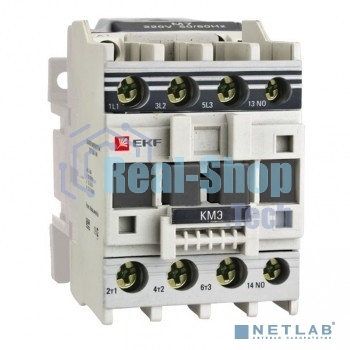Контактор EKF ctr-s-9-220 КМЭ малогабаритный 9А 220В 1NO EKF PROxima