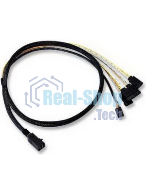 Кабель ACD-SFF8643-SATASB-10M, INT SFF8643-to-4*SATA+SB (MiniSAS HD -to- 4*SATA+SideBand internal cable) 100 см