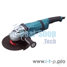 Шлифовальные машины Makita GA9040SF01 УШМ,ф230мм, 2600Вт,6600об\м,5.5кг,кор,суперфланец,плавный пуск,антивиб рукоятка