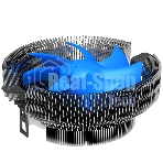 Кулер CROWN для процессора CM-90 (Для Intel и AMD,TDP до 95 Ватт,Низкая посадка радиатора,Гидродинамическии подшипник,Размер: 115x110x57 мм)