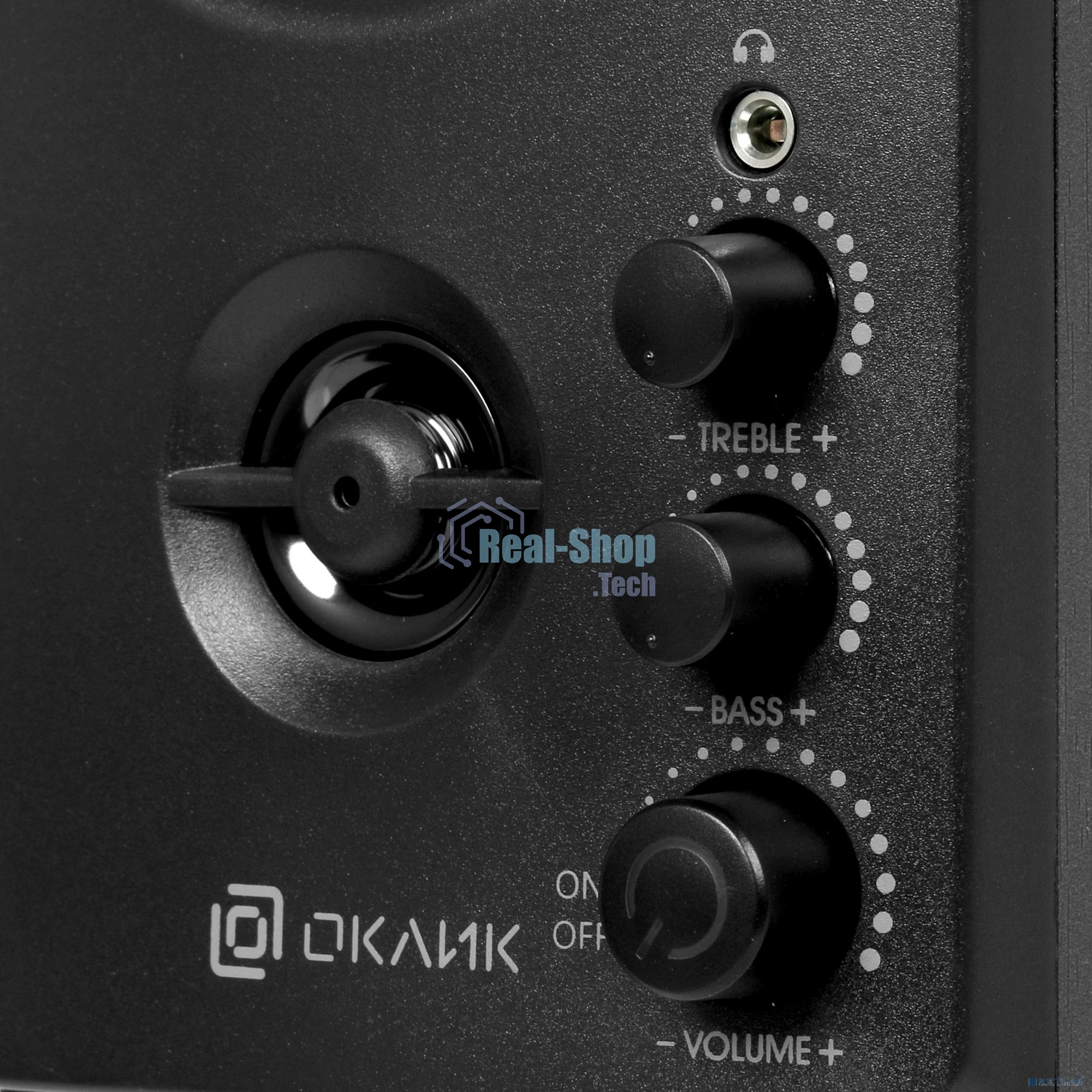 Акустическая система Oklick OK-164 2.0 черный 30Вт