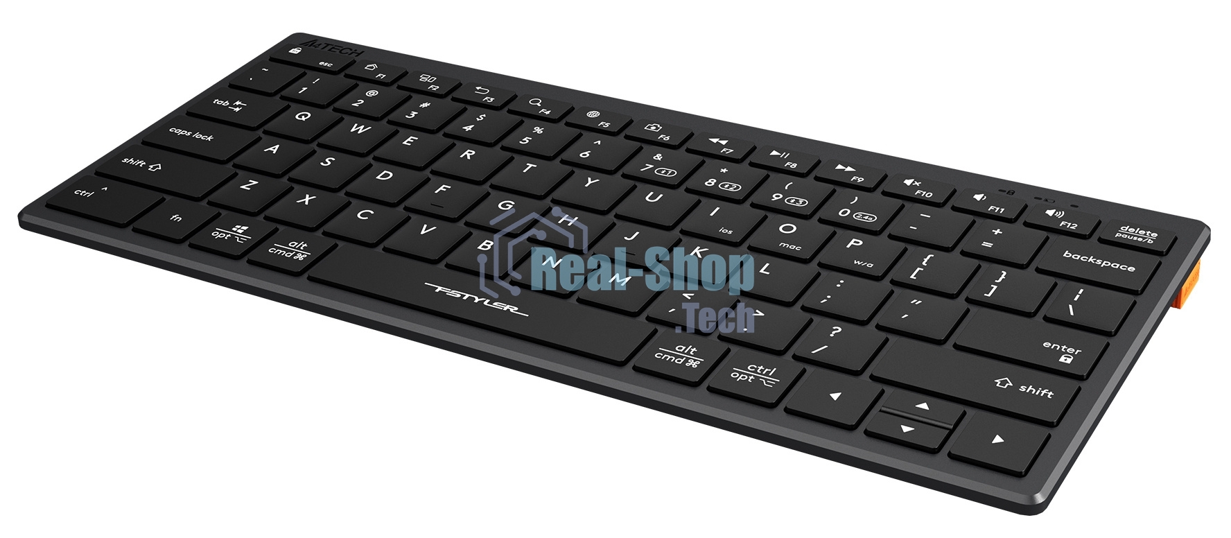 Клавиатура A4Tech Fstyler FBX51C беспроводная, Bluetooth, радиоканал, серый