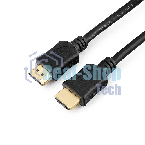 Кабель Cablexpert HDMI CC-HDMI4L-6, 19M/19M, v2.0, серия Light, позол.разъемы, экран, 1.8м, черный, пакет