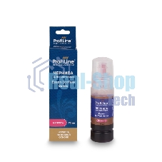 Чернила ProfiLine для принтеров Epson EcoTank 1810/2700/2710/2711/2712/2714/2715/2720/2726/2750/2810/2811/2812/2814/2815/2820/2821/2826/L3110/3111/3150/3160/3750/4156/L4150/4160/4700/4750/4800/6160/6170/6190/L6176/7700/7750/7160/7180/L7188/8500/8550/14150 на водной основе type-2 Magenta 70 мл