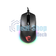 Мышь проводная MSI Clutch GM11 черный, 5000 dpi, USB, кнопки - 6
