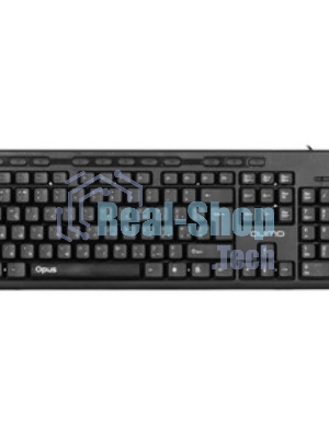 Клавиатура Qumo Opus K64 проводная, USB Type-A, чёрный