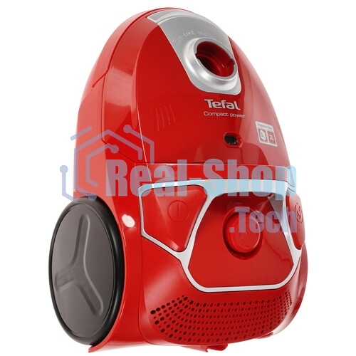 Пылесос Tefal TW3953EA красный/серебристый, 750 Вт, уборка сухая, пылесборник мешок 3 л