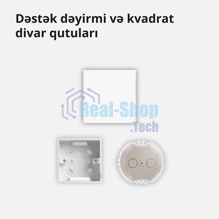 Выключатель умный одноклавишный Aqara Smart Wall Switch H1 (WS-EUK01)