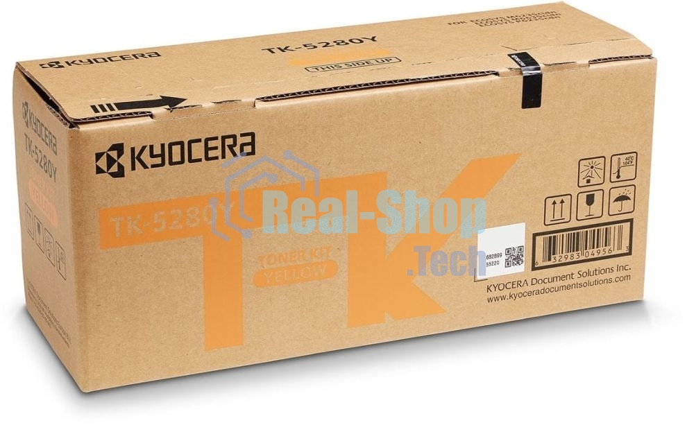 Картридж лазерный Kyocera TK-5280Y (1T02TWANL0) желтый для M6235cidn/M6635cidn/P6235cdn 11000 стр