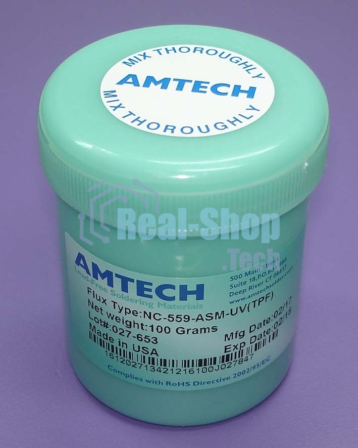 Флюс Amtech NC-559-ASM-UV(TPF) 100g.