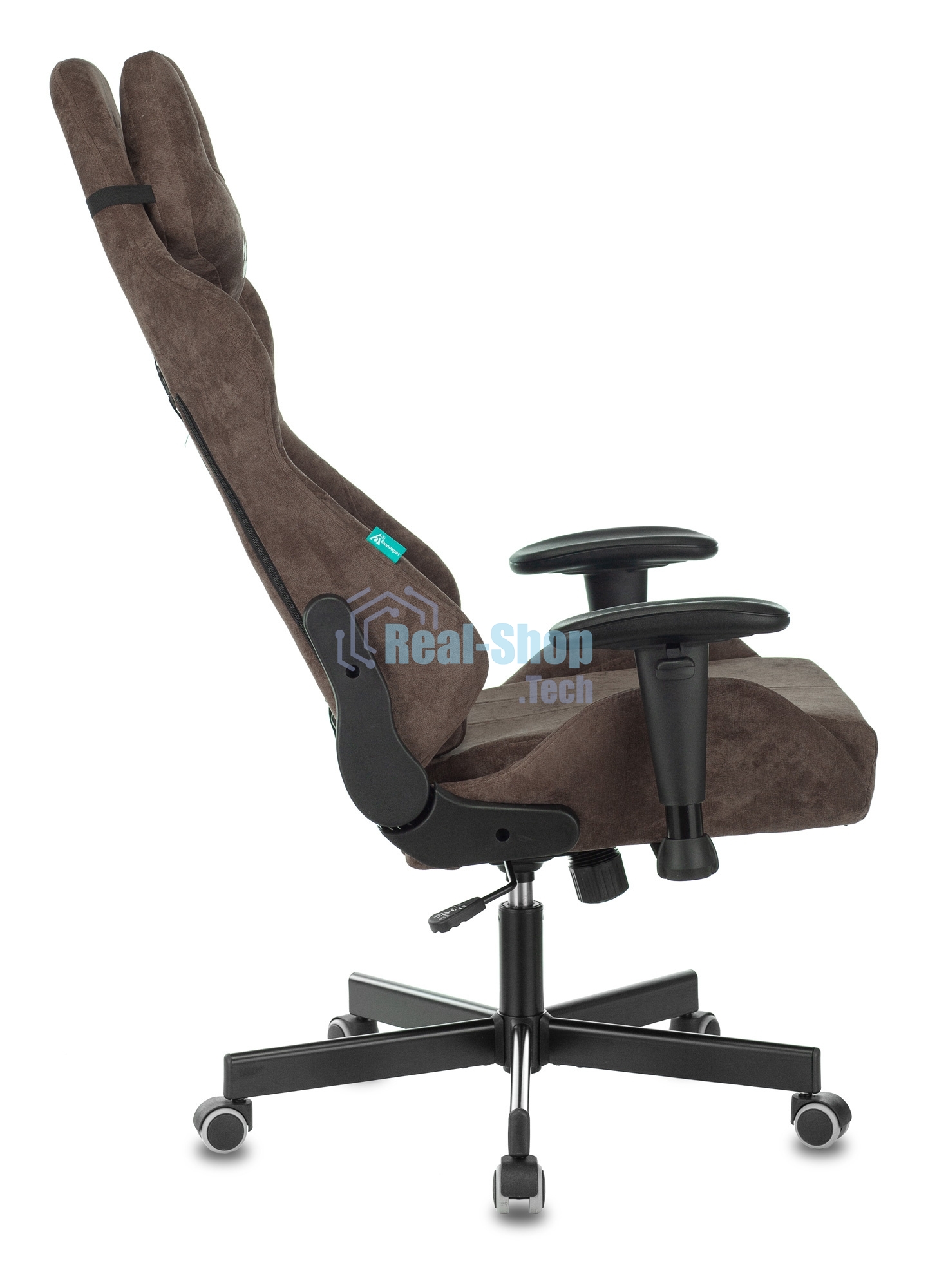 Кресло Бюрократ VIKING KNIGHT LT10 FABRIC коричневый, ткань, 120 кг, механизм качания