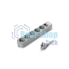 Сетевой фильтр Exegate SP-5-1.8G (5 розеток, 1.8 м, евровилка, серый)
