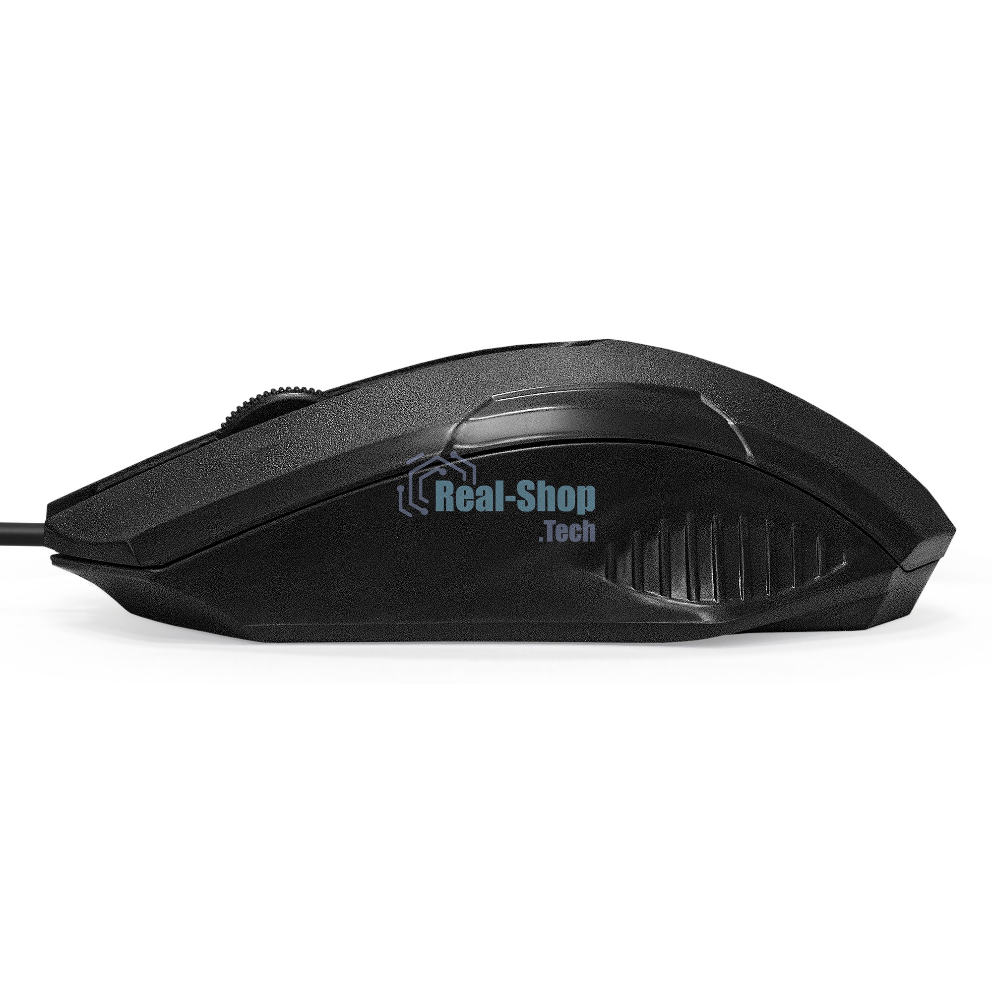 Мышь проводная ExeGate SH-9025L OEM черный, 1000 dpi, USB, кнопки - 3