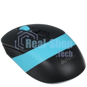 Мышь беспроводная A4Tech Fstyler FG10 черный/синий, 2000 dpi, радиоканал, USB, кнопки - 4