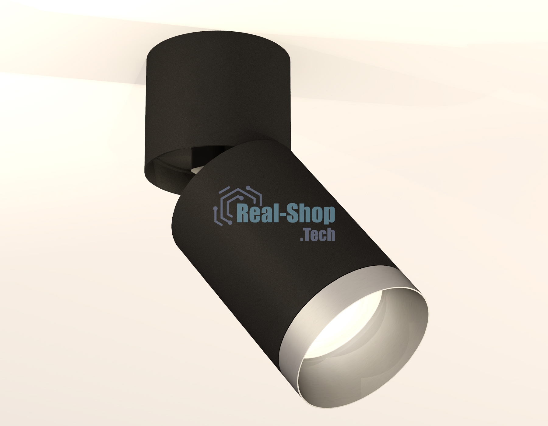Светильник Ambrella Light XM6313043 SBK/BK/MCH черный песок/черный/хром матовый MR16 GU5.3 (A2221, C6313, N6133)