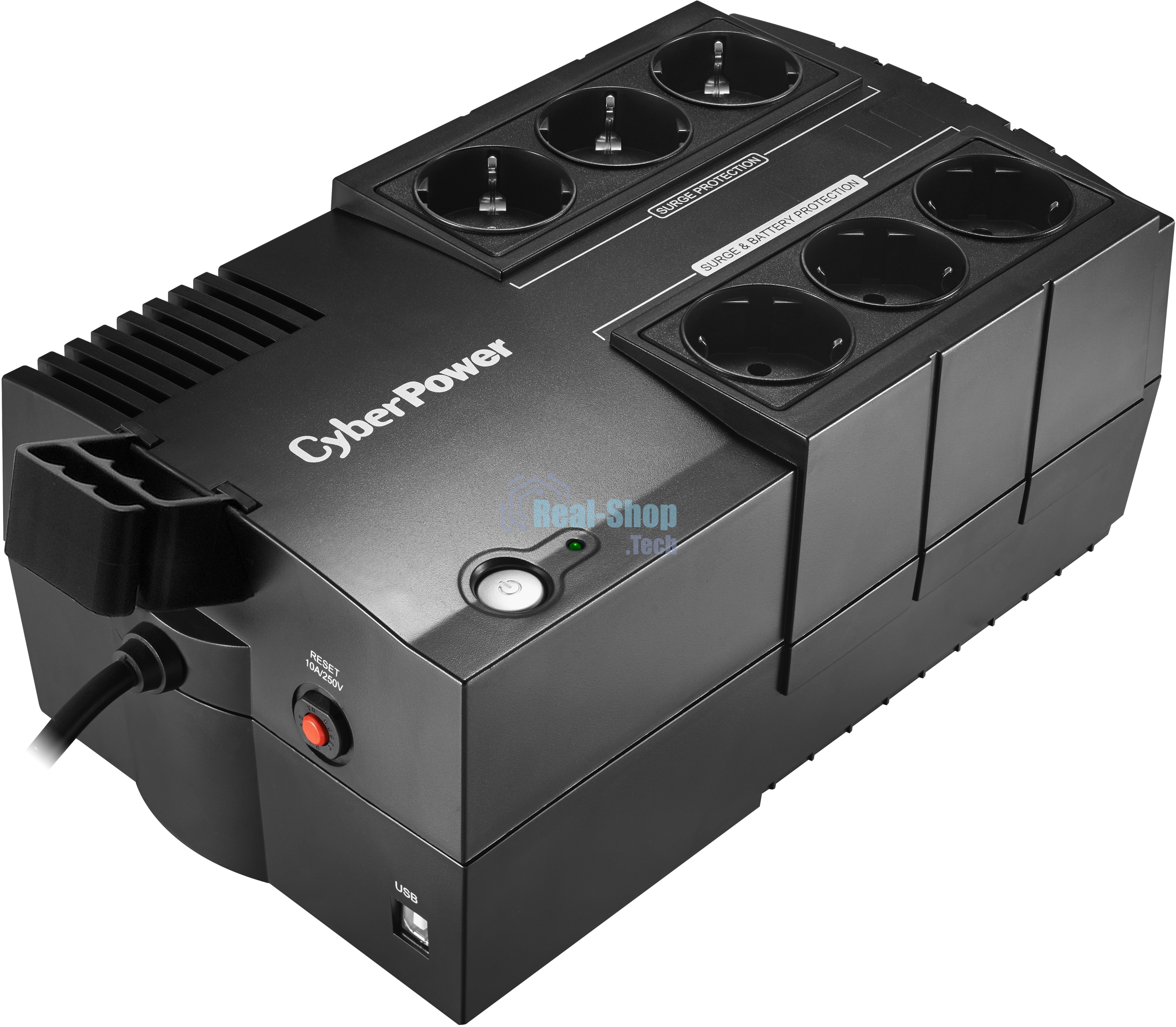 Источник бесперебойного питания CyberPower BS450E/450 ВА/270 Вт/8 х CEE 7 (евророзетка)