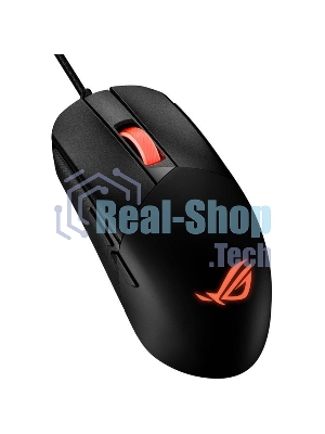 Мышь проводная ASUS P518 ROG STRIX IMPACT III черный, 12000 dpi, USB, кнопки - 5