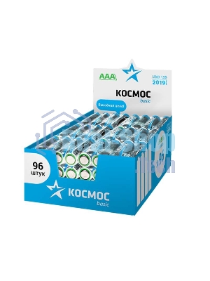 Элемент питания Космос алкалиновый LR03 (уп.96шт)