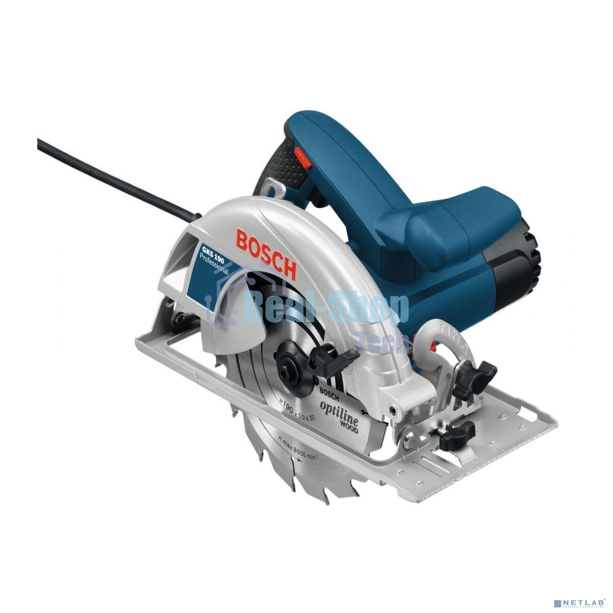 Пила дисковая Bosch GKS 190 0601623000 1200 Вт, 190х30мм, 66мм, 4,2кг, коробка