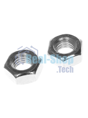 Гайка шестигранная Tech-Krep 103027 М10 цинк. DIN 934 (уп.18 шт) пакет