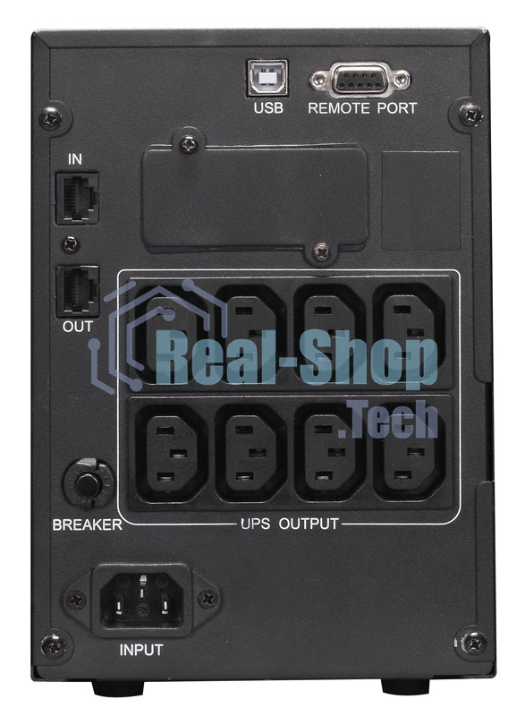 Источник бесперебойного питания Powercom Smart King Pro+ SPT-1000-II LCD 800Вт 1000ВА черный