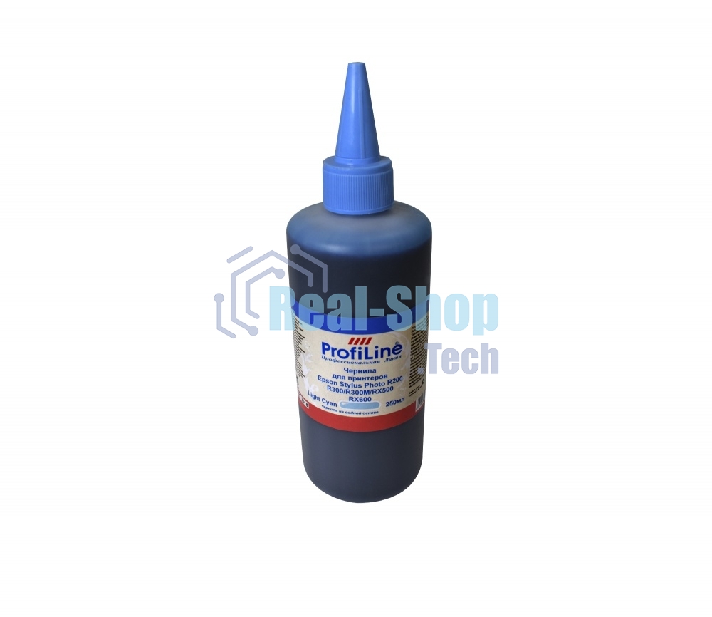 Чернила для принтеров Epson StylusPhoto R200/R300/R300M/RX500/RX600/R300 CISS ink Light Cyan 250 мл водн ProfiLine