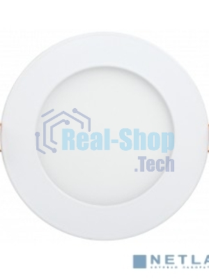 Светильник ДВО IEK LDVO0-1605-1-12-K02 1605 белый круг LED 12Вт 4000K IP20 алюм. корпус, диам 170 мм