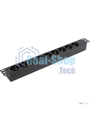 Блок розеток горизонтальный ExeGate ServerPro PDU-19H907 Al-9S-C20, 19