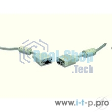 Кабель Gembird/Cablexpert VGA Premium, 15M/15M, 10м, серый, тройной экран, феррит.кольца