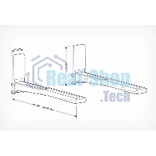 Кронштейн для СВЧ Holder MWS-2003 черный макс.40кг настенный фиксированный