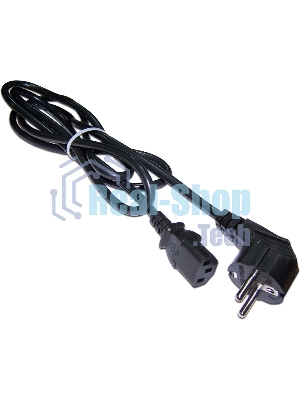 Шнур питания Lanmaster LAN-PP13/SHA-0.5-BK C13-Schuko проводник.:3x0.75мм2 0.5м 220В 10А (упак.:1шт) черный