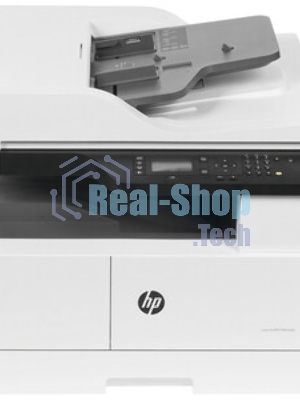 МФУ лазерное HP LaserJet MFP M443nda (8AF72A), A3, ч/б, печ. до 25 стр/мин. (А4) до 13 стр/мин. (А3), скан. до 21 стр/мин., 1200 x 1200 dpi (печать) 600x600dpi (скан.), USB, RJ-45